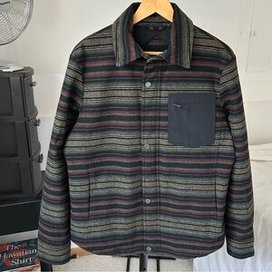 Pendleton Conway Mount Hood Badland Stripe Jacket Shacket Wool Men’s Medium